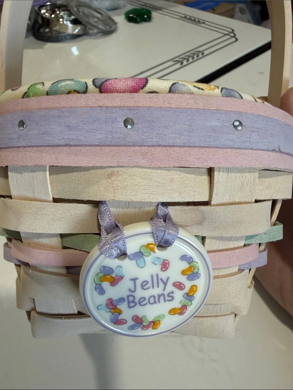 Longaberger 2000 Jelly Bean Basket Set